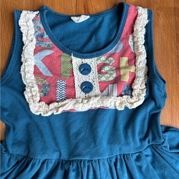 Tutu & Lulu Girls Alphabet Twirl Sleeveless 6/7 Dress - Picture 2 of 7